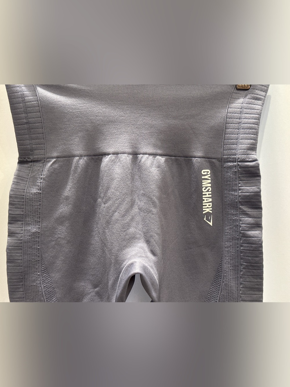 ✨ 3 FOR $50! Gymshark Seamless High Rise Leggings Slate Gray Small Like New - Picture 5 of 9